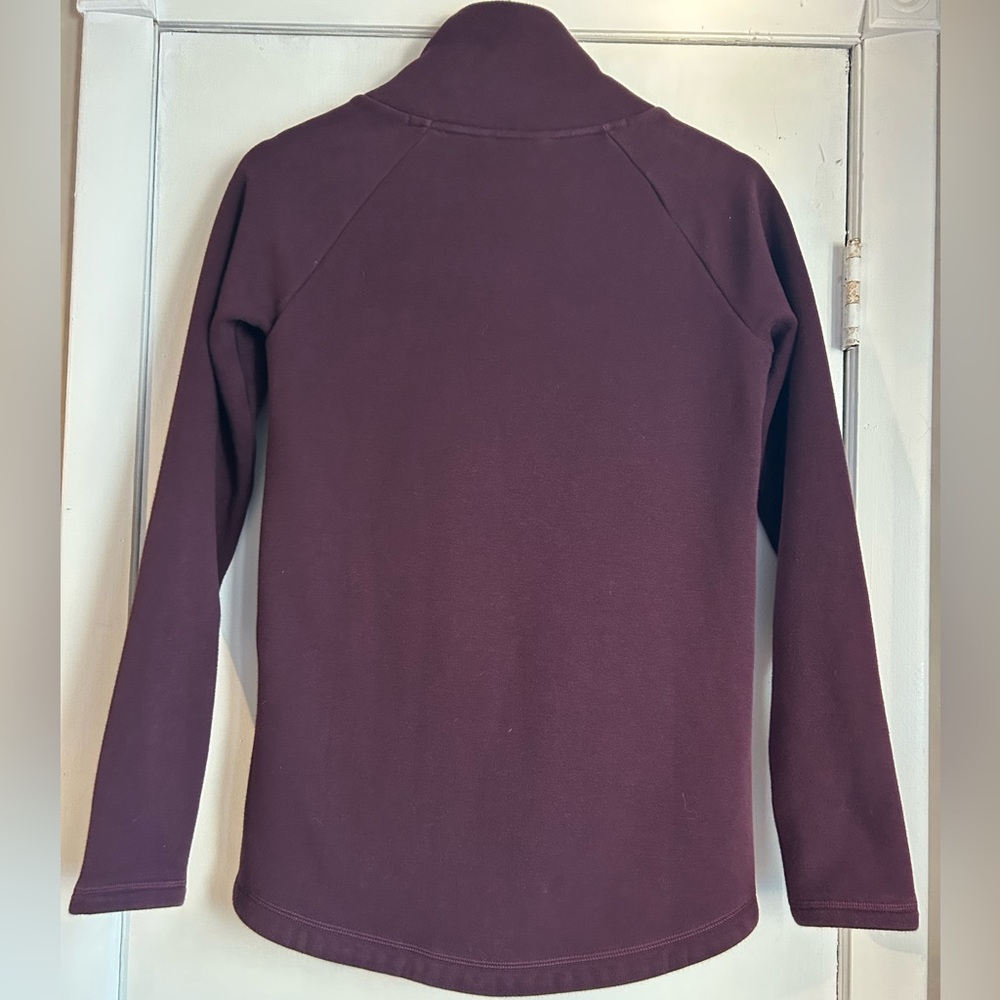 Athleta Eggplant purple Cowl Neck Sweater, Size XXS - Picture 9 of 9